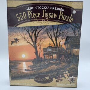 Gene Stocks’ Premier 550 Piece Jigsaw Puzzle “Mallard Cove” Factory Seal